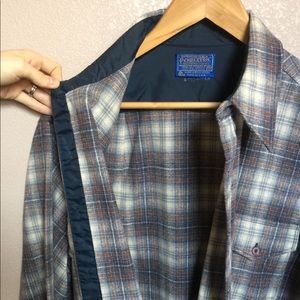 Vintage Pendleton Cowboy Style Button Up Shirt